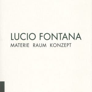 Lucio Fontana - Materie Raum Konzept